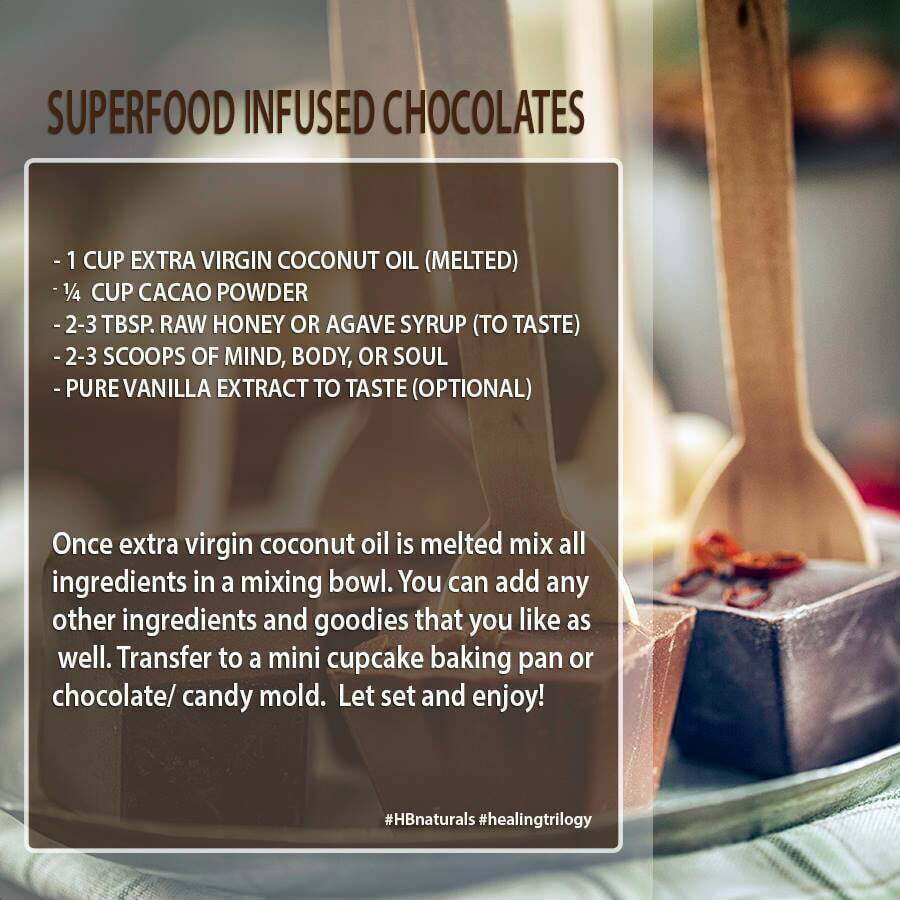 Superfood Infused Chocolates